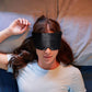 Silk Eye Mask Blackout Sleeping Face Hugging for Side Sleepers Pressureless