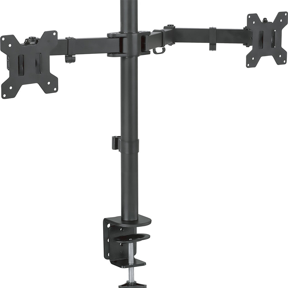 Arm Desk Mount Dual TV Screen Monitor Holder Bracket