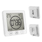 Digital Shower Clock Hygrometer Indoor Thermometer with Timer for Bathroom Kitchen