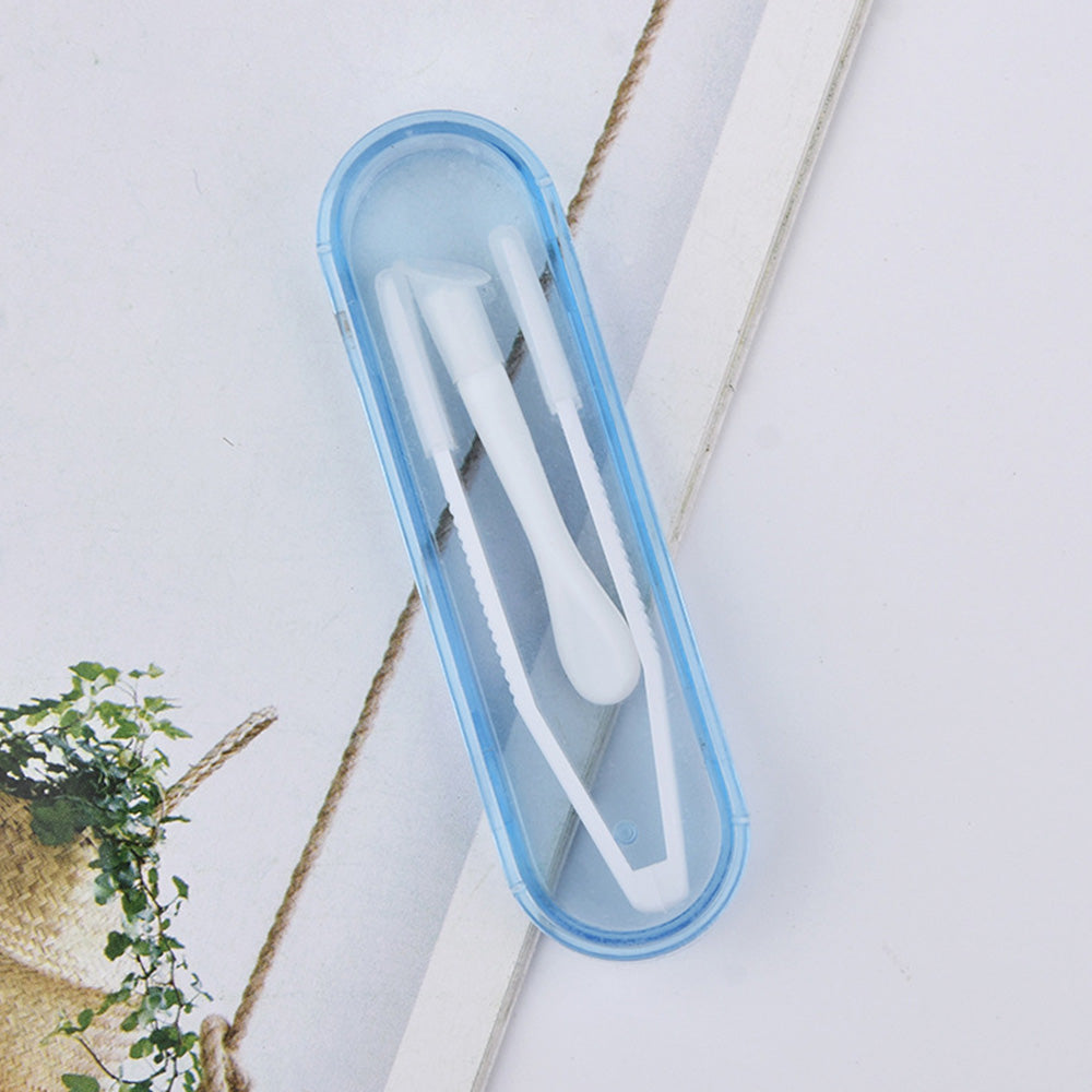 Lens Tool Kit 10 Pack with Tweezers Applicator Remover and Storage Case