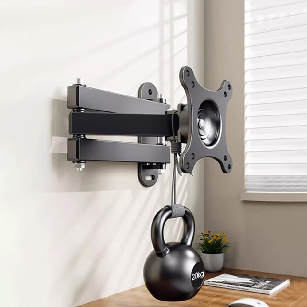 Monitor Wall Mount 360 Degree Swivel for TV Bracket with Extension Arm