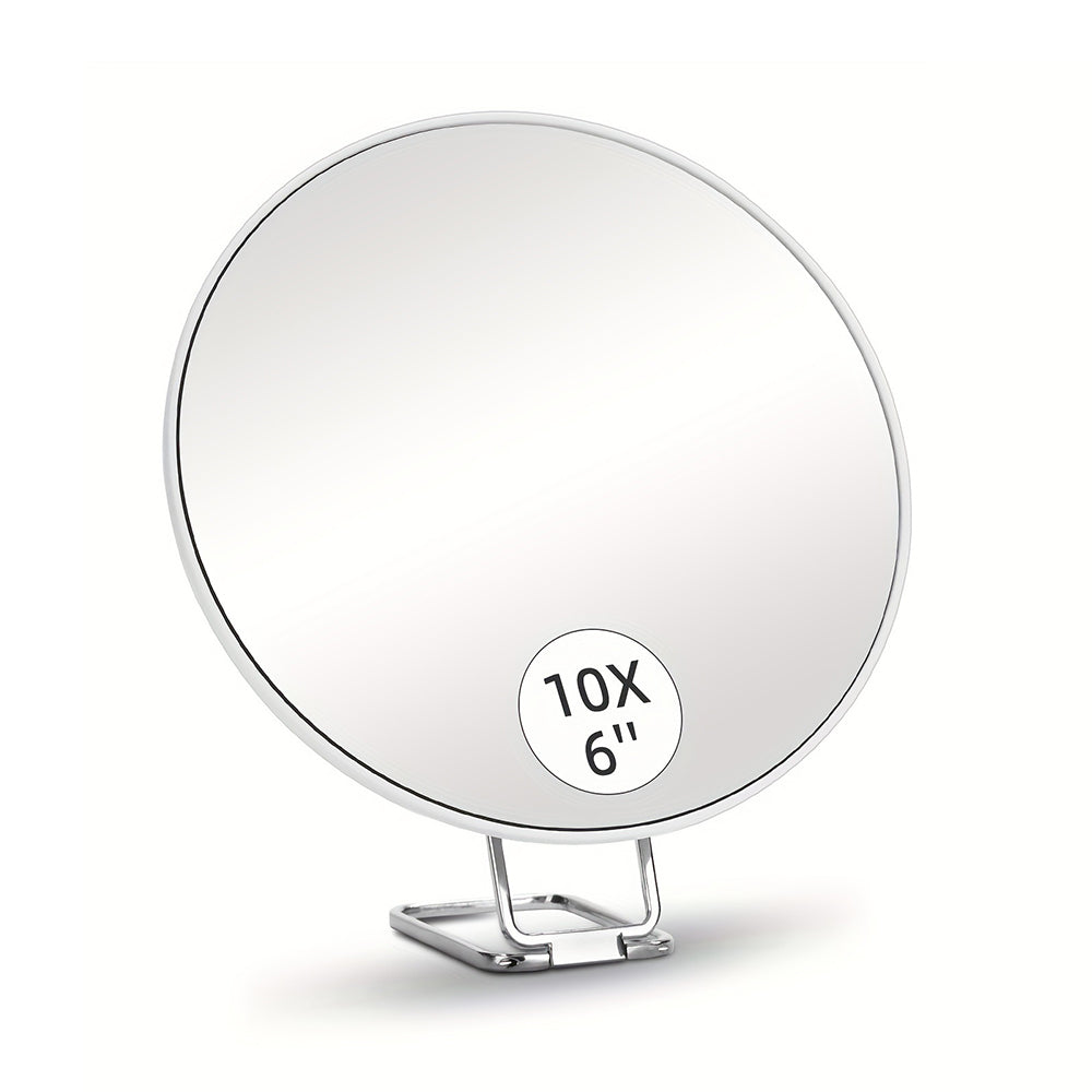 10X/20X/30X Round Magnifying Mirror with 3 Suction Cups and 360 Degree Adjustable Stand