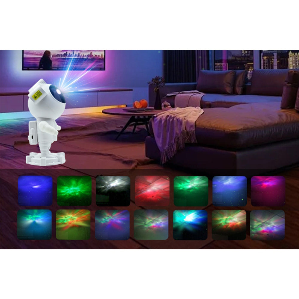 Astronaut Galaxy Projector Star Projector Bluetooth Speaker White Noise