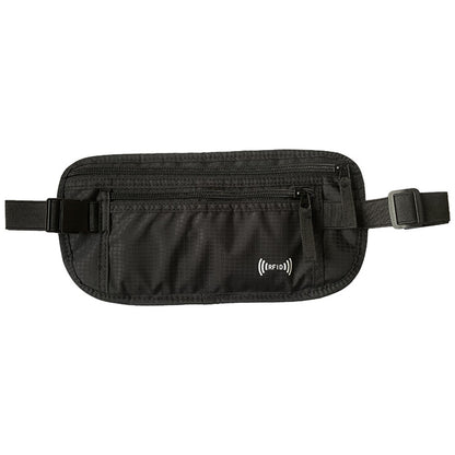 Secure RFID Blocking Money Belt Anti Theft Hidden Fanny Pack Water Repellent Travel Pouch