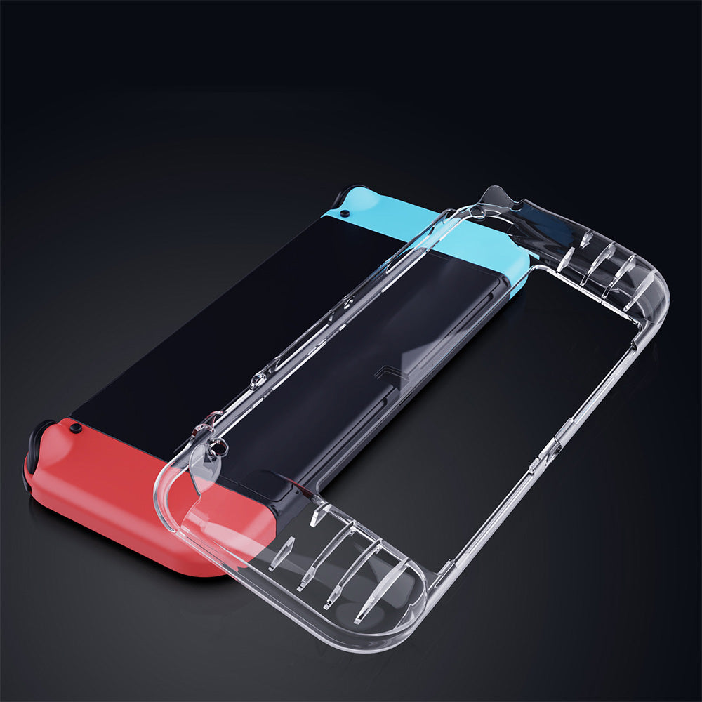 Clear Protective Case for Nintendo Switch OLED 1 2 with Card Slot