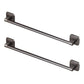 2Pcs 60cm Self-Adhesive Towel Holder Hand Towel Rack No Drilling Robe Hooks Towel Rail