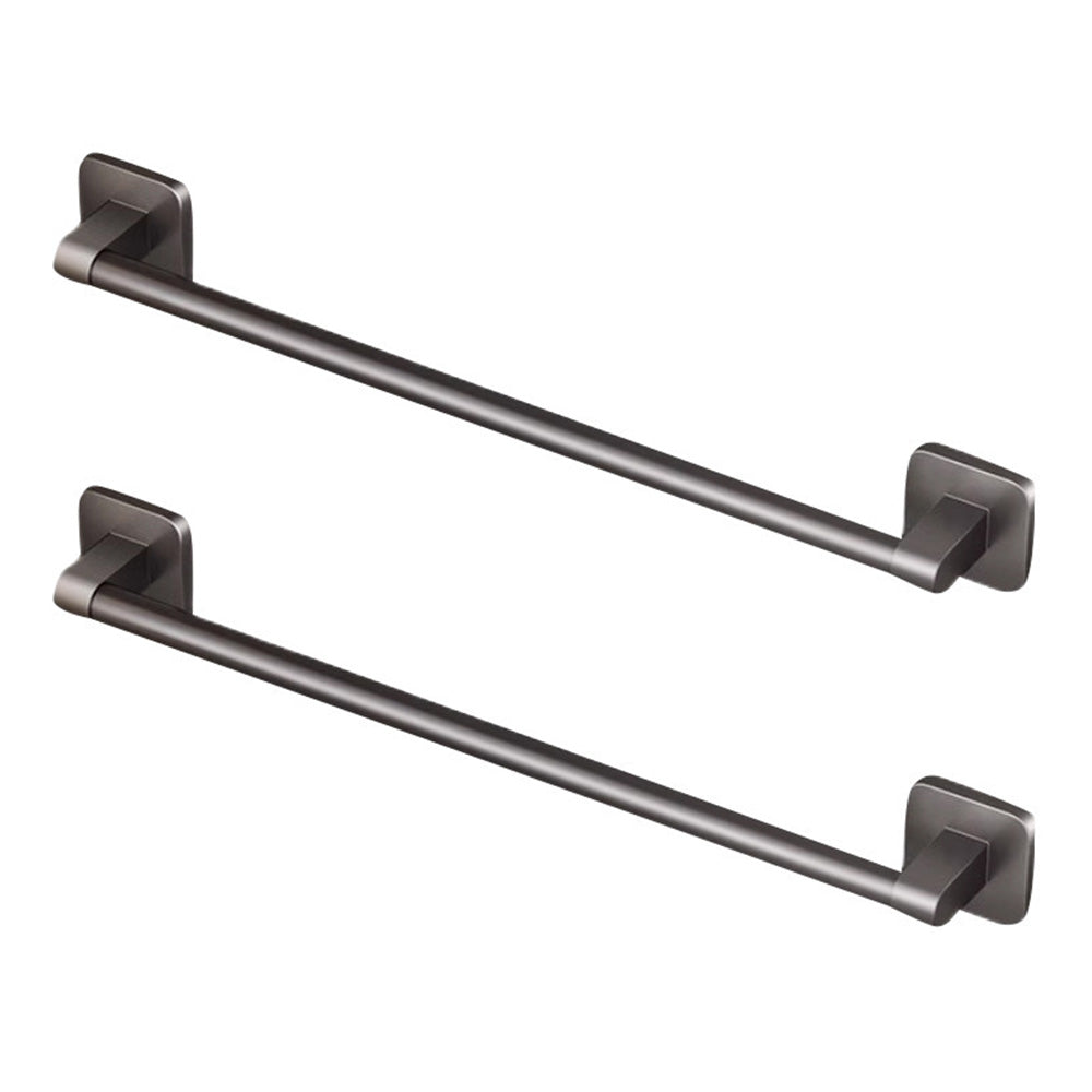2Pcs 60cm Self-Adhesive Towel Holder Hand Towel Rack No Drilling Robe Hooks Towel Rail