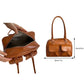 Women Pu Leather Underarm Bag Business Shoulder Bag