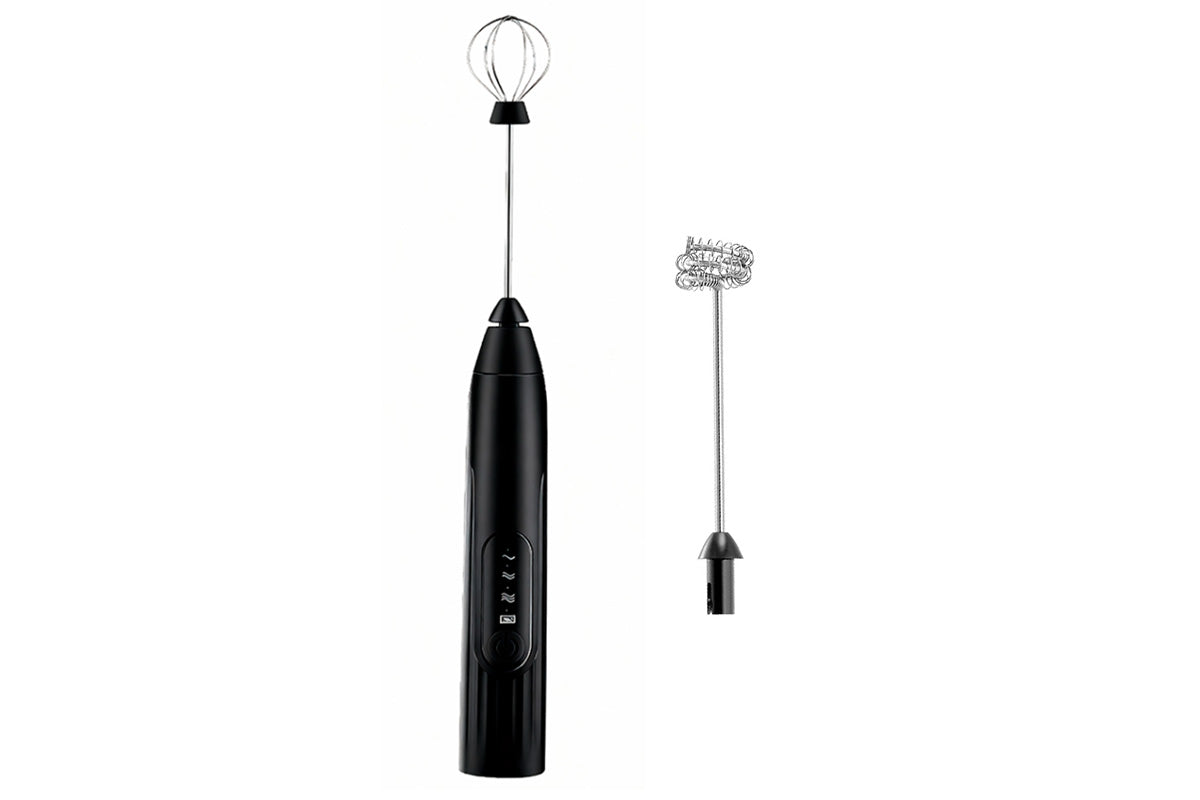 USB Charging Electric Egg Beater Milk Frother Handheld Drink Coffee Foamer