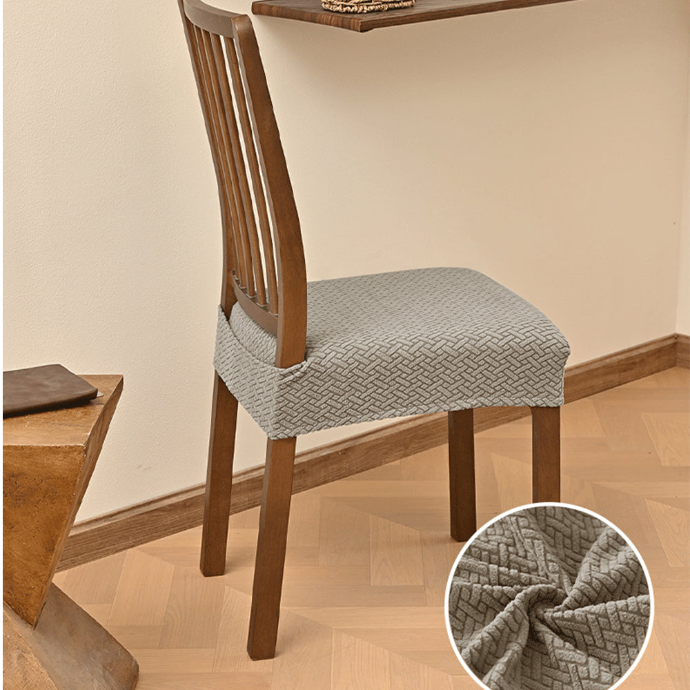 Stripe Lattice Double Elastic Stool Mask Chair Cover