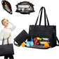 2-in-1 Tote Travel Bag and Wallet with Insulated Lunch Compartment
