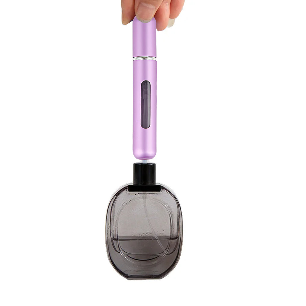 4Pcs 8ML Mini Travel Perfume Spray Pump Refillable Bottle Atomizer Portable Scent