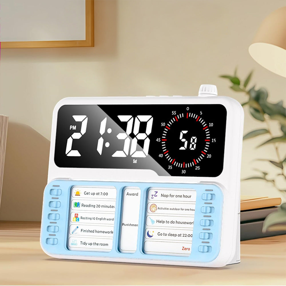 Visual Countdown Timer Clock Task Board and Pen Holder