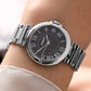 Women's Quartz Watch Classic Dial Roman Numerals Stainless Steel Band