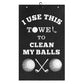 Golf Towel Cleaning Cloth With Clip For Golf Balls Clubs Bags
