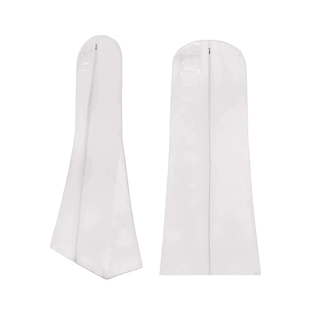 180CM White Wedding Dress Garment Storage Bag