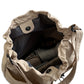 Nylon Crossbody Shoulder Tote Bag Large Capacity Drawstring Bucket Bag