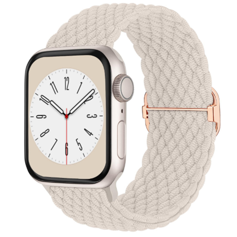 Adjustable Braided Loop Nylon Strap Compatible with Apple Watch 38/40/41/42 /44 /45 /49mm