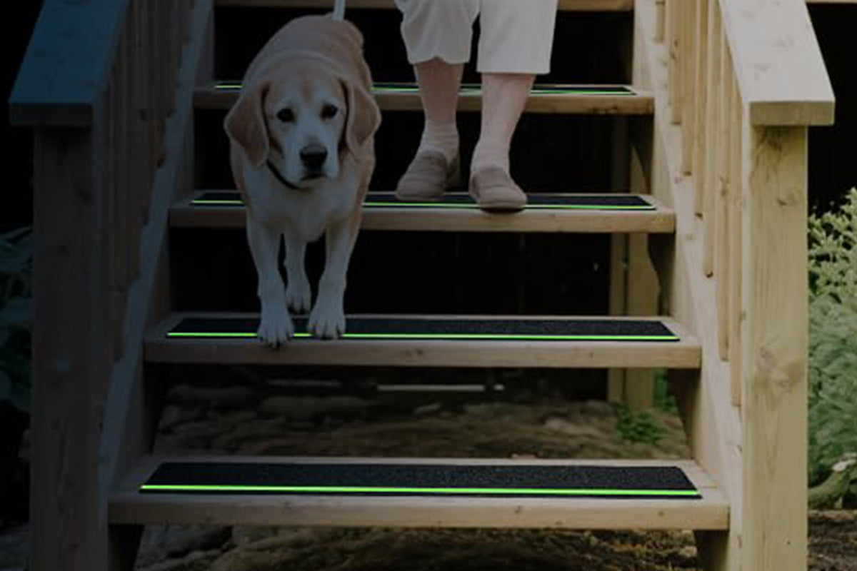 Peel and Stick Stair Treads for Wooden Steps Outdoor Anti Slip Traction Tape