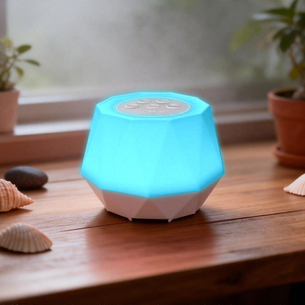 Rechargeable Color Noise Sound Machine with 10 White Noises 7 Colors Timer