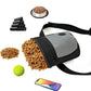 Hands-Free Dog Treat Pouch with Adjustable Belt and Quick Access Waste Bag Dispenser