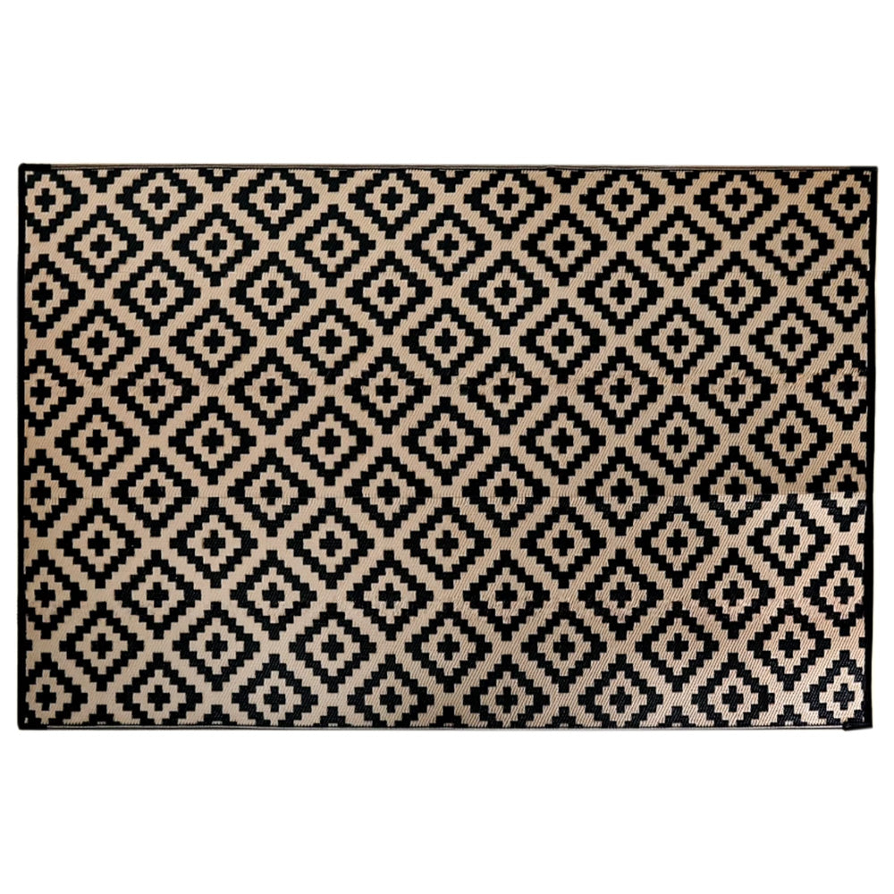 Outdoor Picnic Mat Camping Waterproof Reversible Rug for Beach Tent-Beige