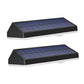 2pcs Outdoor Solar Fence Lights with RGB Modes