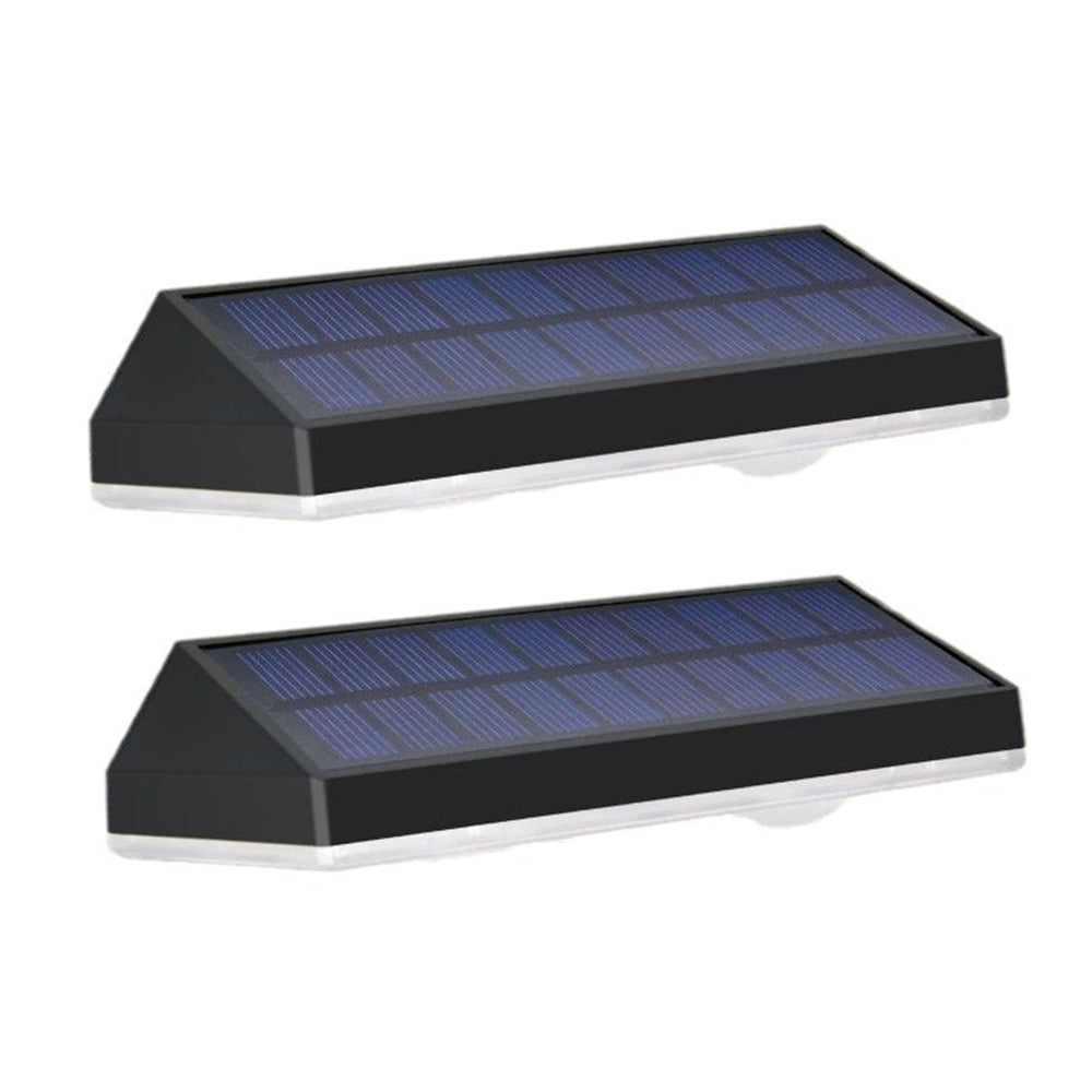 2pcs Outdoor Solar Fence Lights with RGB Modes