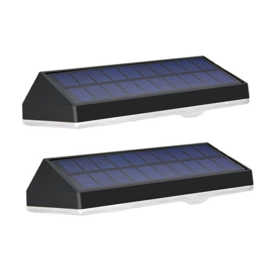 2pcs Outdoor Solar Fence Lights with RGB Modes