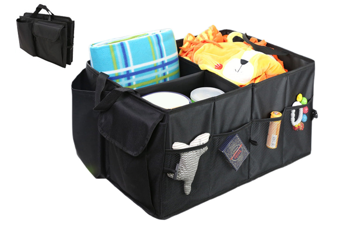 Car Trunk Organizer Collapsible Multi-Compartment Car Boot Organizer For Car Tool