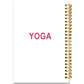 30 Day Chair Yoga Spiral Notebook Illustrated Sitting Guide