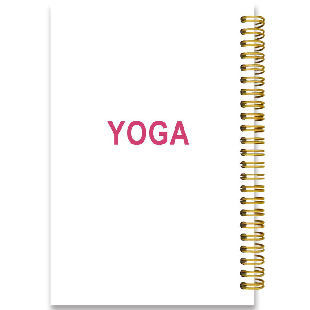 30 Day Chair Yoga Spiral Notebook Illustrated Sitting Guide