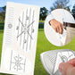 300Pcs Golf Impact Aid Stickers for Golf Putters- 100 Sheets