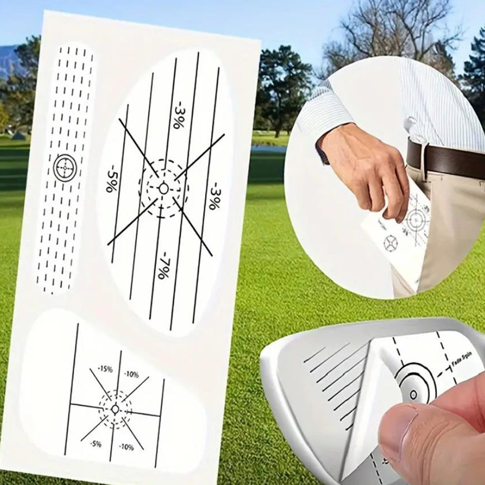 300Pcs Golf Impact Aid Stickers for Golf Putters- 100 Sheets