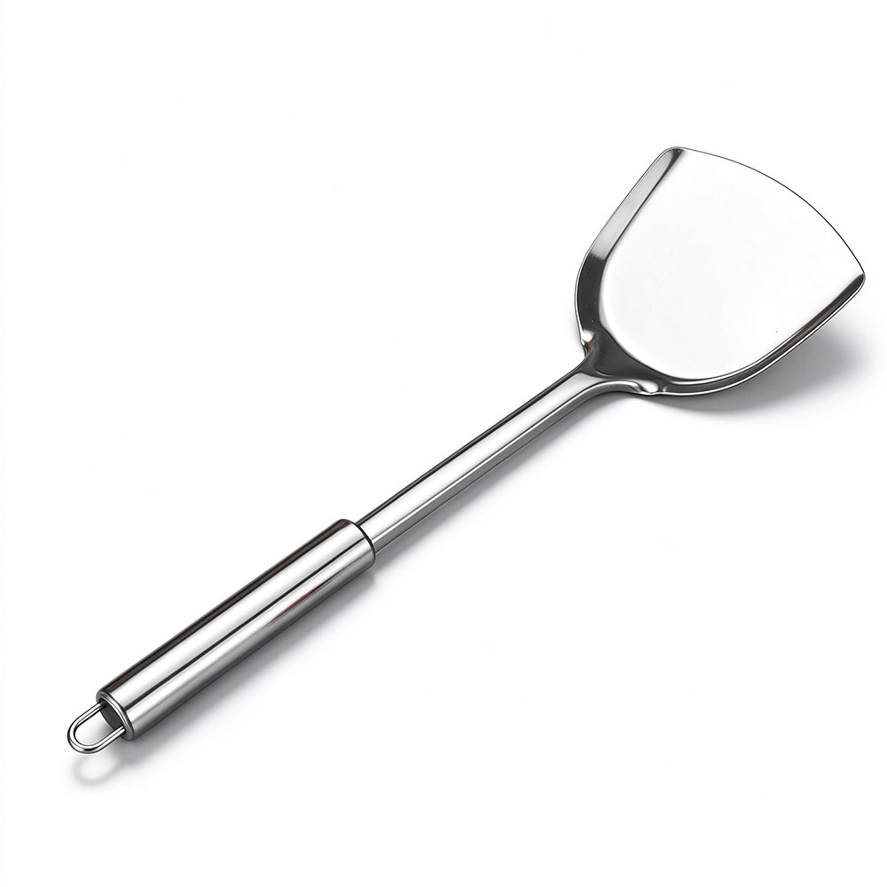 7 Piece Stainless Steel Kitchen Utensil Set with Hanging Rack