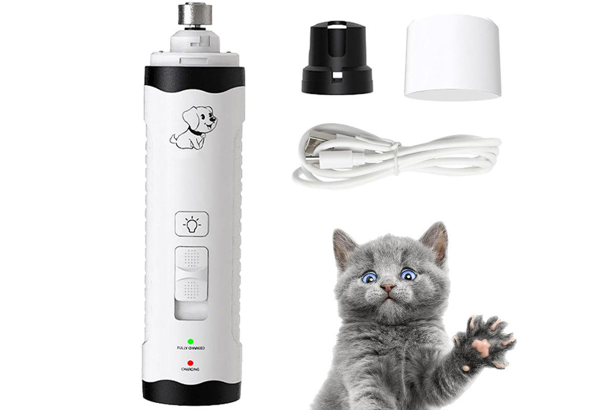 Dog Nail Grinder Electric Pet Nail Trimmer M3 Rechargeable Grooming Tool