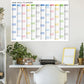 2026 Wall Calendar Planner with Annual Overview and Stickers