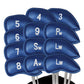 12Pcs PU Leather Head Cover Golf Iron Club Putter Head Cover