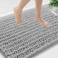 Chenille Fabric Bathroom Rugs Mat With Non Slip Rubber Backing Home Decor Accessories