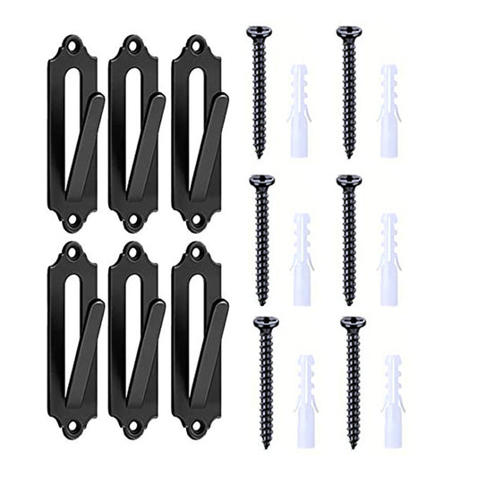 6Pcs Skull Hanger Skull Wall Mount Bracket Hangers Kit Deer Hanger