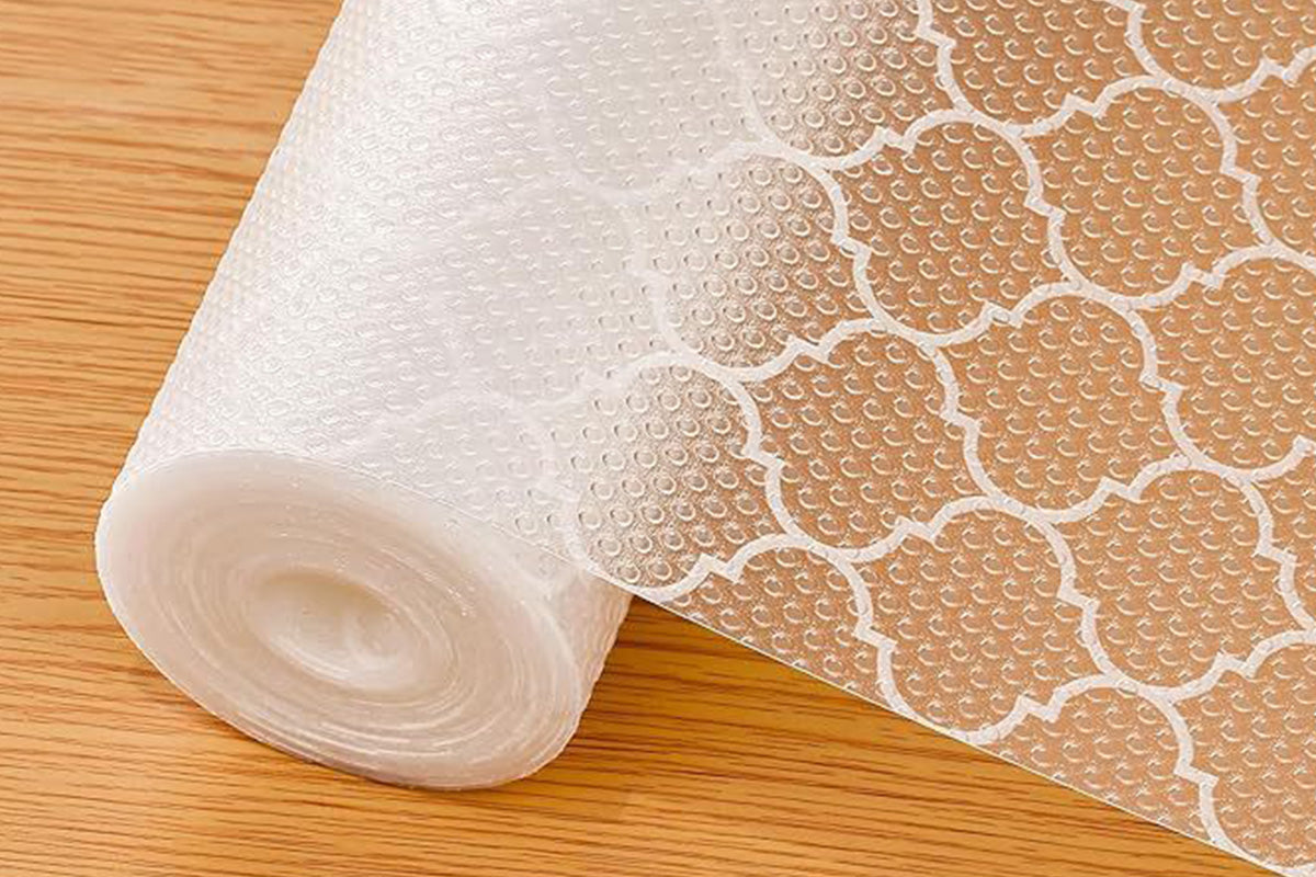 Thick Shelf Liner Kitchen Cabinet Waterproof Mat for Refrigerator Vanity Drawer