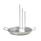 Stainless Steel Removable BBQ Vertical Skewer with Hanger and Base