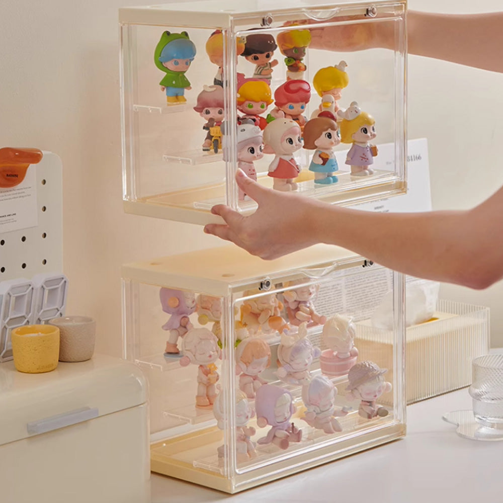 Display Case for Mini Action Figures Dust Proof Collectibles Model Toys