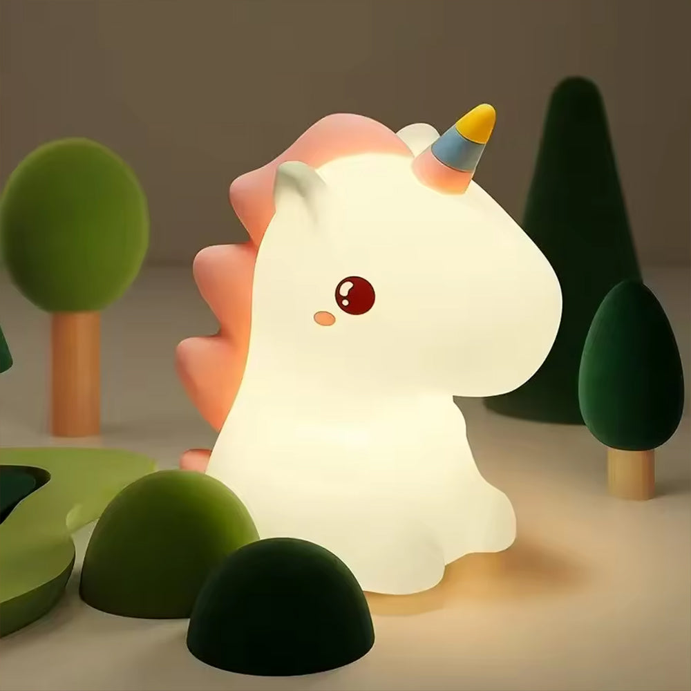 Unicorn Cute Silicone LED Touch Night Light
