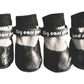 Waterproof Anti Slip Pet Shoes with Rubber Sole for Indoor and Outdoor Use-Black