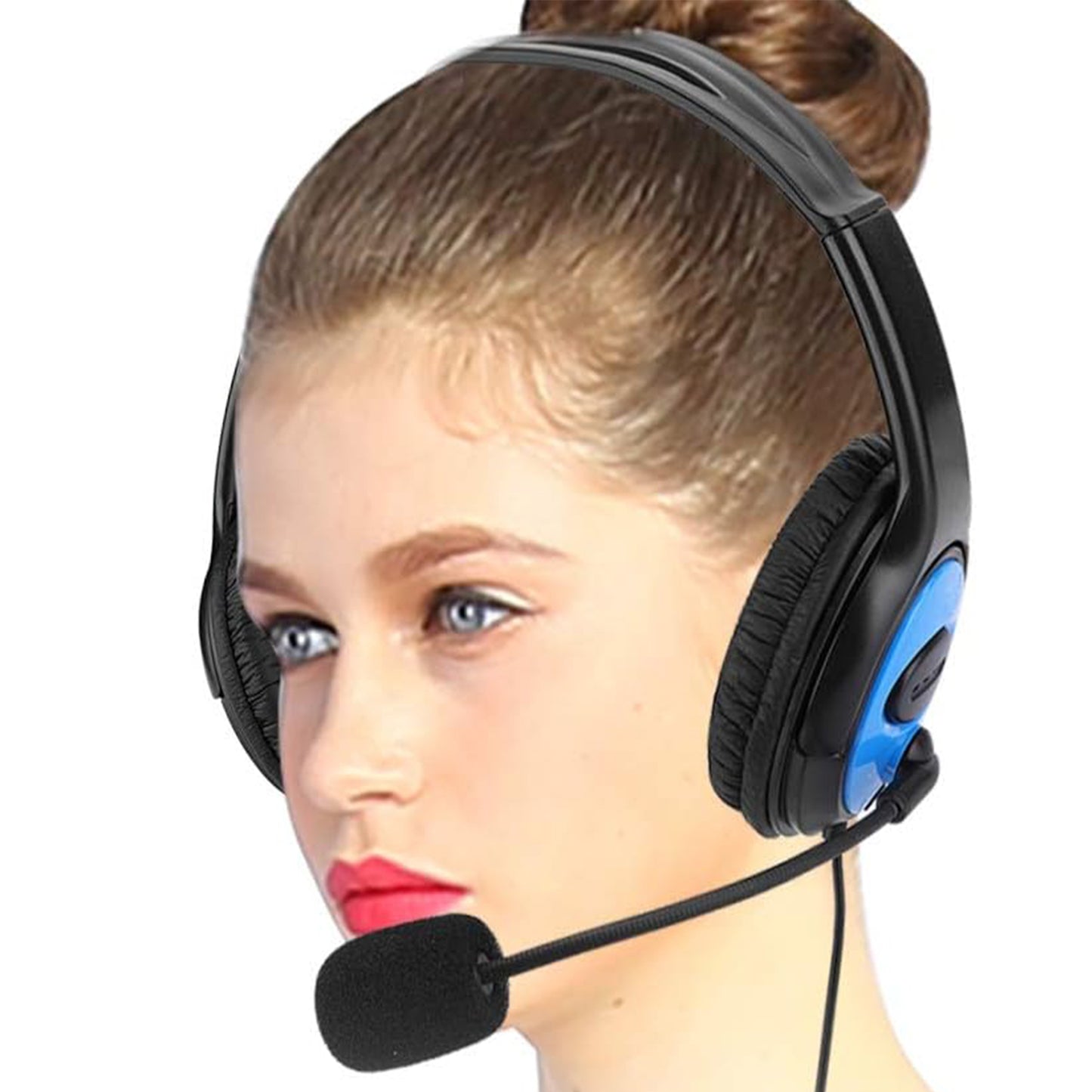 3.5mm Wired Gaming Headset with Mic for PC Mac Laptop Phone