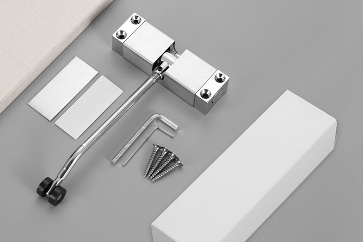 Aluminum Alloy Automatic Door Closer with Adjustable Closing Angle