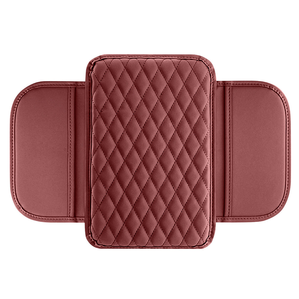 Car Center Console Cover Universal Leather Car Armrest Cover Cushion