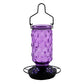 Stained Glass Hummingbird Feeder Wide Mouth Garden Decor