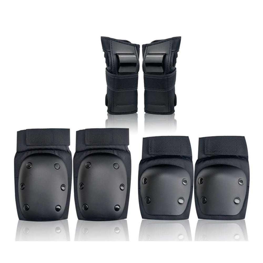 6-Piece Skateboard Sports Protective Gear Set for Knee and Elbow